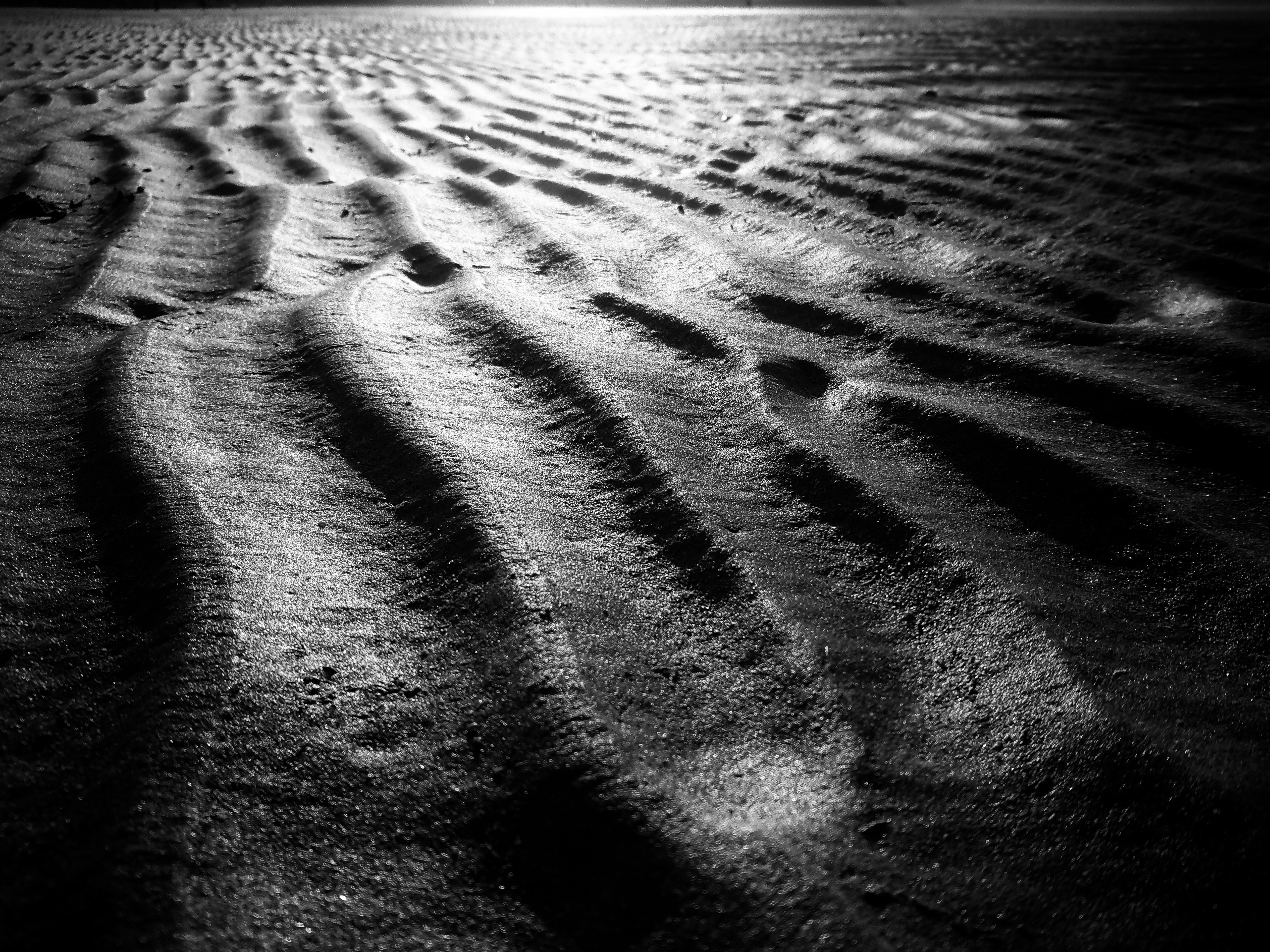 Sillons dans le sable